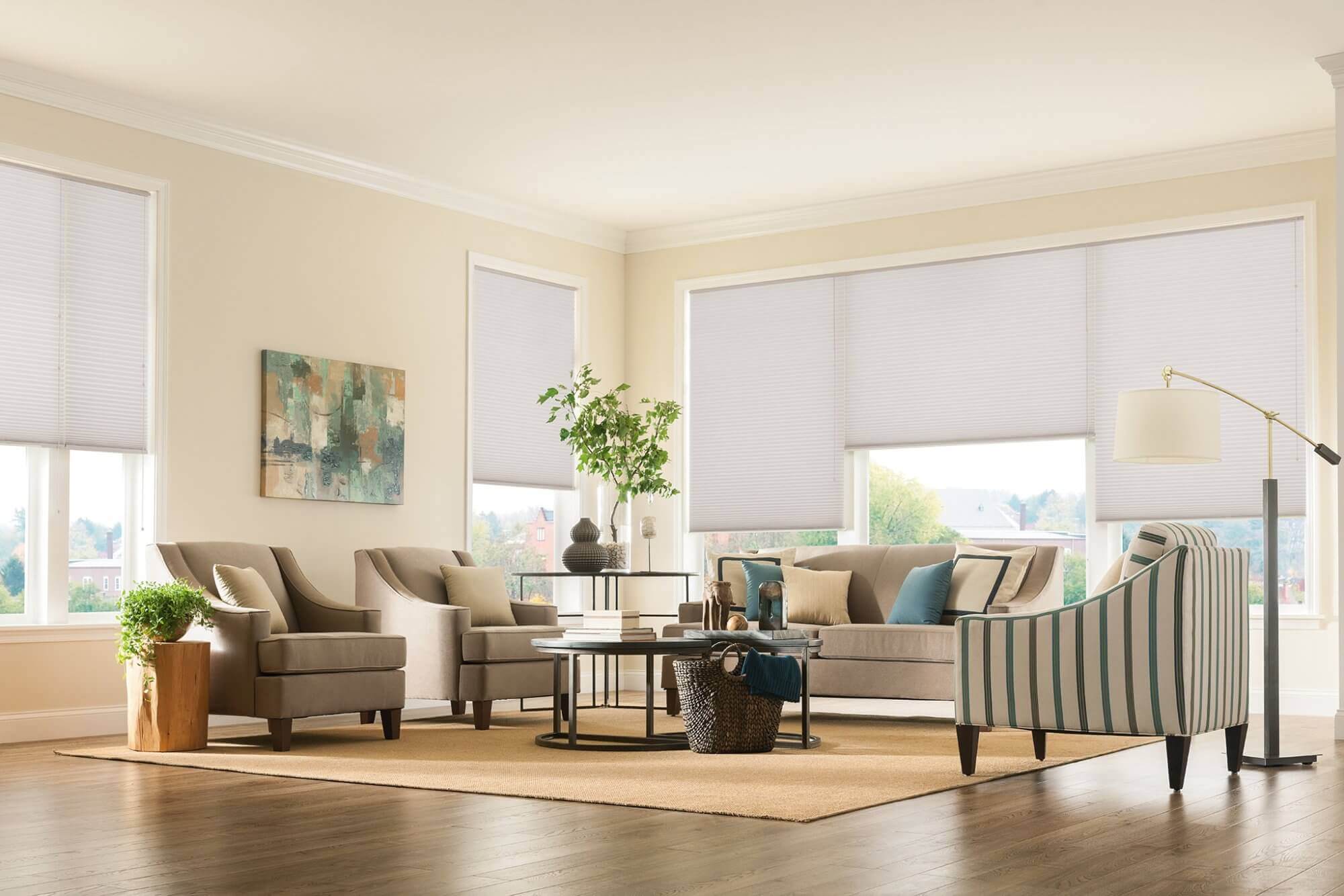 popular window treatments living room