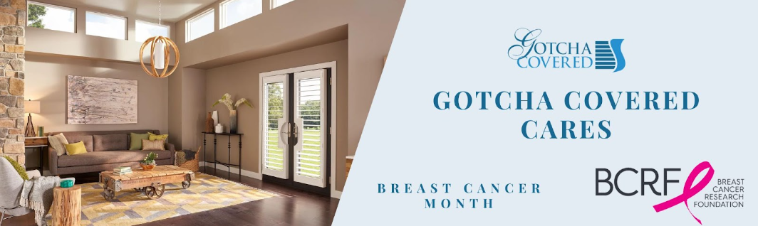 banner for Gotcha Covered Cares Breast Cancer Month